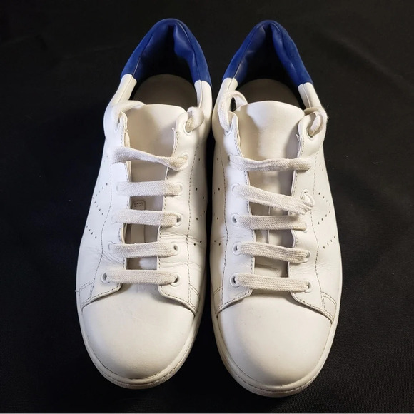 Vince Varin Two-Tone Leather‎ Sneaker Plaster/Cobalt Men’s 10 - Picture 2 of 7